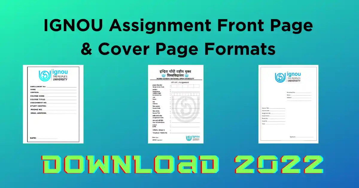 gju assignment front page pdf